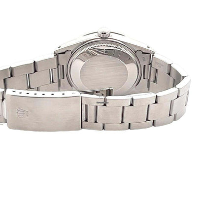 Rolex Oyster Perpetual Date Automatic Men's Watch With Steel Case and Strap Authentic Luxury Timepiece