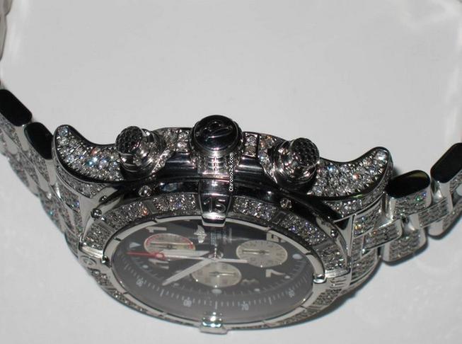 Breitling Super Avenger Automatic Unisex Watch With Steel Case and Strap Authentic Luxury Timepiece