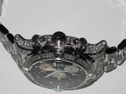 Breitling Super Avenger Automatic Unisex Watch With Steel Case and Strap Authentic Luxury Timepiece