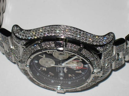 Breitling Super Avenger Automatic Unisex Watch With Steel Case and Strap Authentic Luxury Timepiece