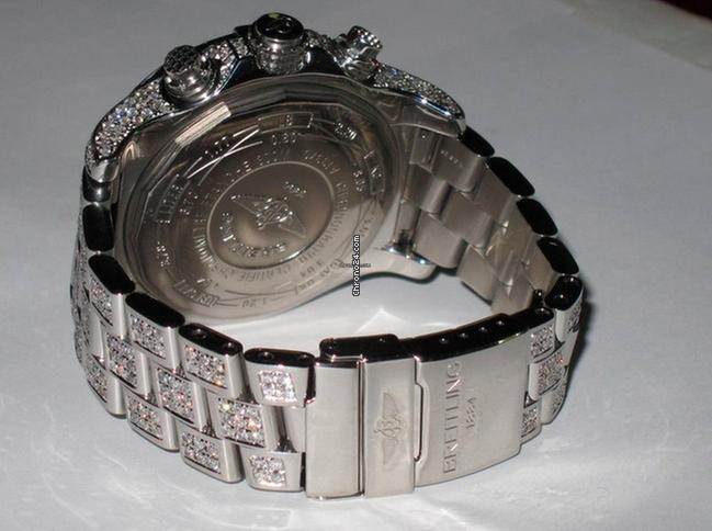 Breitling Super Avenger Automatic Unisex Watch With Steel Case and Strap Authentic Luxury Timepiece