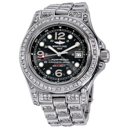 Breitling Superocean Steelfish Automatic Unisex Watch With Steel Case and Strap Authentic Luxury Timepiece