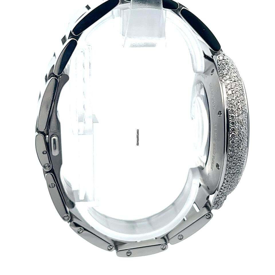 Cartier Ballon Bleu 44mm Automatic Men's Watch With Steel Case and Strap Authentic Luxury Timepiece