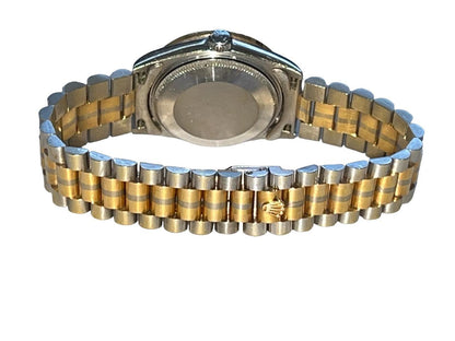 Rolex Datejust Automatic Women's Watch White Gold Case With Strap Authentic Luxury Timepiece