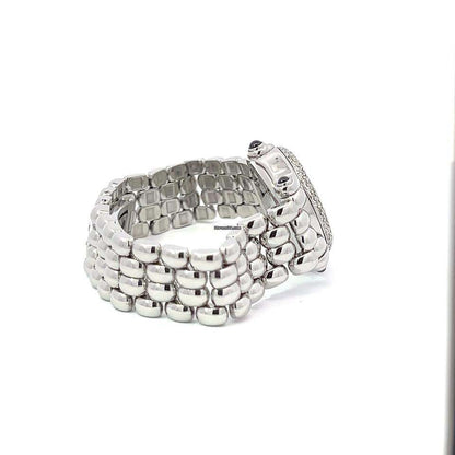 Chopard Happy Sport Quartz Women's Watch With Steel Case and Strap Authentic Luxury Timepiece