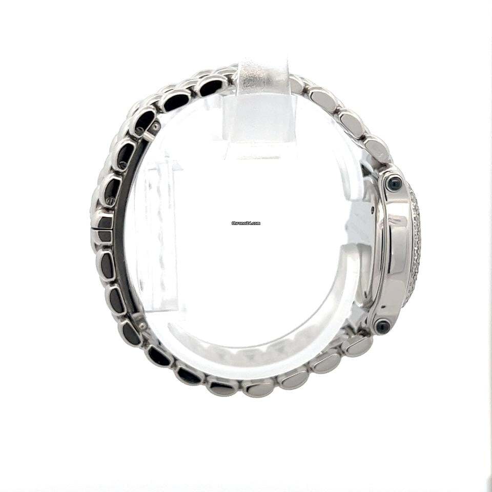 Chopard Happy Sport Quartz Women's Watch With Steel Case and Strap Authentic Luxury Timepiece