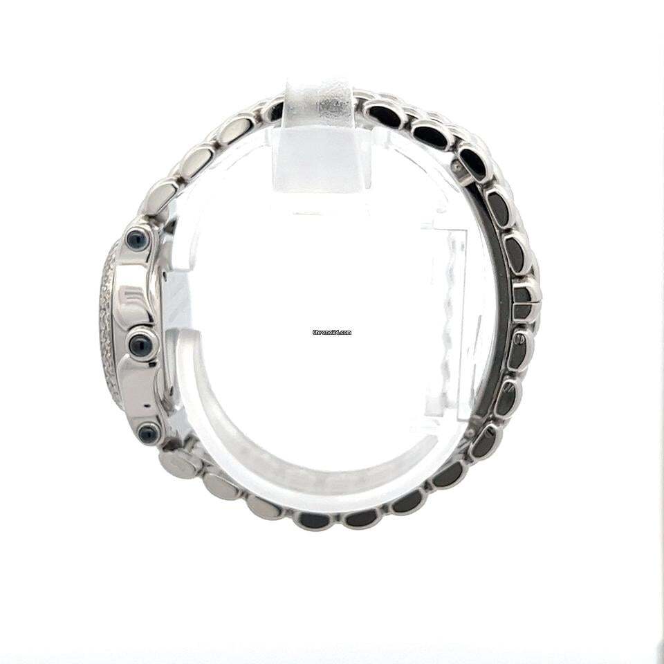 Chopard Happy Sport Quartz Women's Watch With Steel Case and Strap Authentic Luxury Timepiece