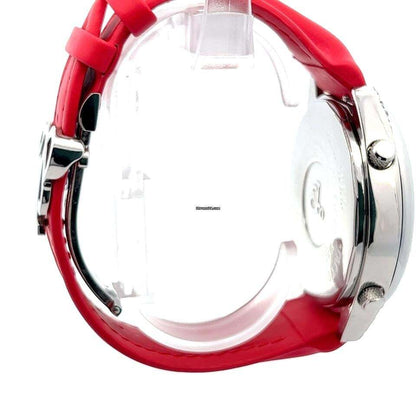 Jacob & Co. Five Time Zone Quartz Men's Watch Steel Case With Leather Strap Authentic Luxury Timepiece