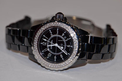 Chanel J12 Quartz Women's Watch With Ceramic Case and Strap Authentic Luxury Timepiece