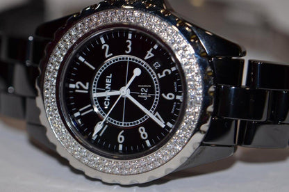 Chanel J12 Quartz Women's Watch With Ceramic Case and Strap Authentic Luxury Timepiece
