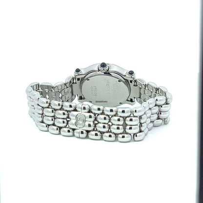 Chopard Happy Sport Quartz Women's Watch With Steel Case and Strap Authentic Luxury Timepiece