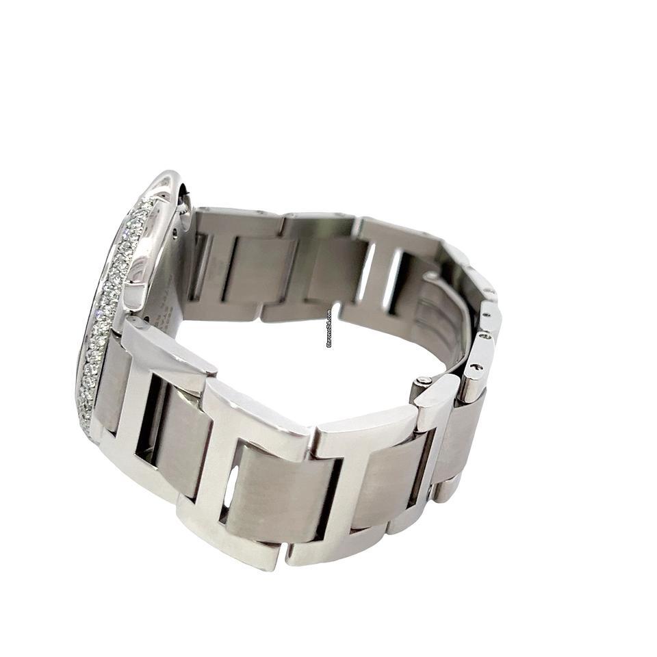 Cartier Ballon Bleu Quartz Men's Watch With Steel Case and Strap Authentic Luxury Timepiece