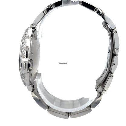 Cartier Ballon Bleu Quartz Men's Watch With Steel Case and Strap Authentic Luxury Timepiece