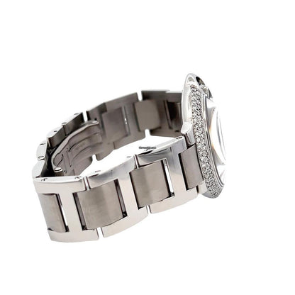 Cartier Ballon Bleu Quartz Men's Watch With Steel Case and Strap Authentic Luxury Timepiece