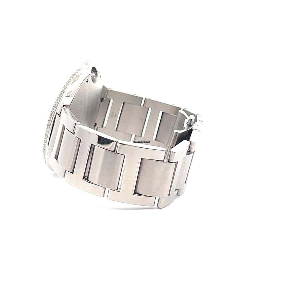 Cartier Panthère Automatic Men's Watch With Steel Case and Strap Authentic Luxury Timepiece