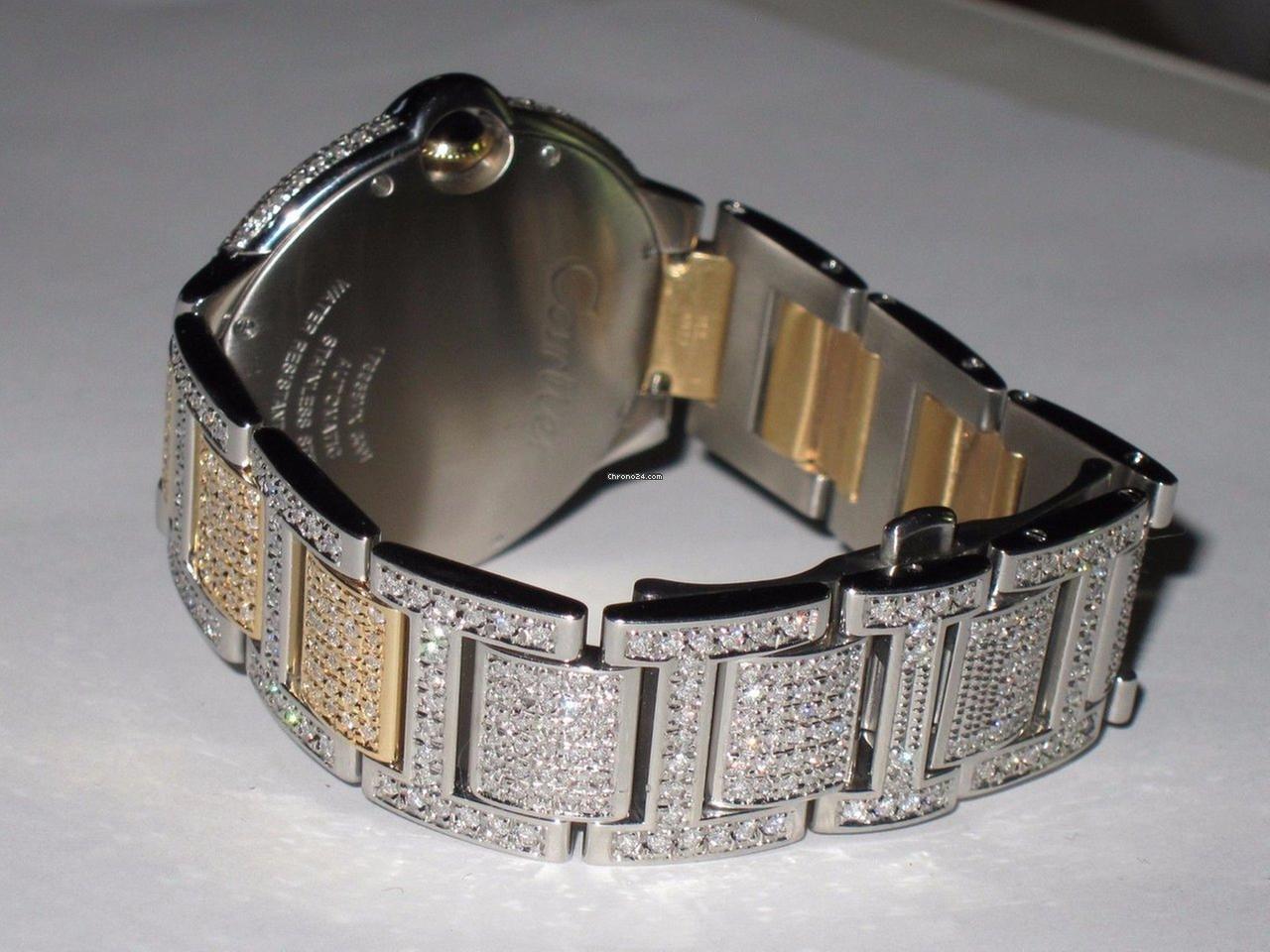 Cartier Ballon Bleu 42mm Automatic Women's Watch Gold/Steel Case With Gold/Steel Strap Authentic Luxury Timepiece