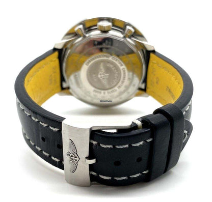 Breitling Navitimer Automatic Men's Watch Steel Case With Leather Strap Authentic Luxury Timepiece