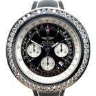 Breitling Navitimer Automatic Unisex Watch Steel Case With Leather Strap Authentic Luxury Timepiece
