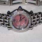 Chopard Happy Sport Quartz Women's Watch With Steel Case and Strap Authentic Luxury Timepiece