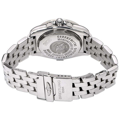 Breitling Cockpit Lady Quartz Women's Watch With Steel Case and Strap Authentic Luxury Timepiece