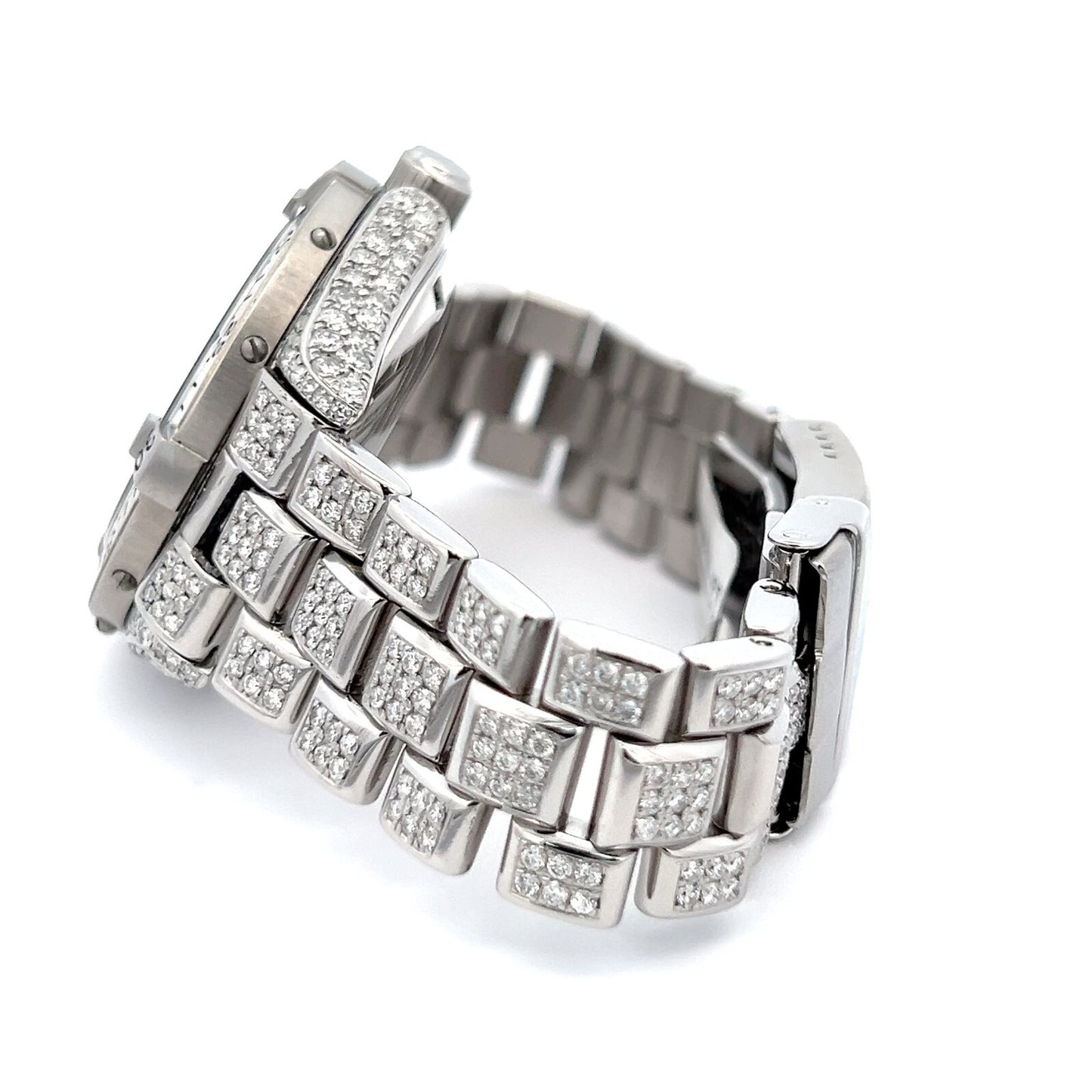 Mens Breitling Superocean Stainless Steel Automatic Diamond Watch