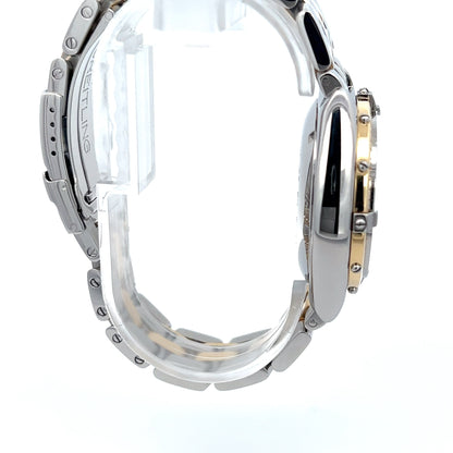 Men's Breitling Chronomat Automatic Steel Case With 18k Yellow Gold / Steel Strap Authentic Luxury Timepiece