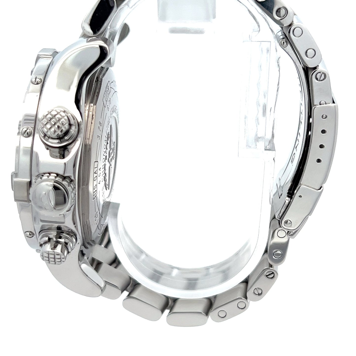 Men's Breitling Super Avenger Automatic Steel Case With Steel Strap Authentic Luxury Timepiece