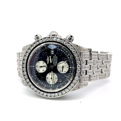 Men's Breitling Evolution Automatic Steel Case With Steel Strap Authentic Luxury Timepiece