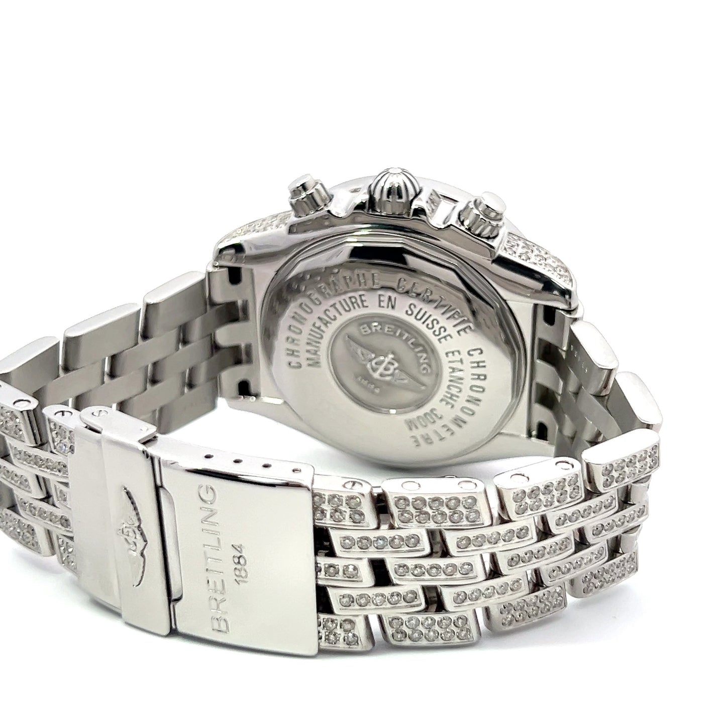 Men's Breitling Evolution Case With Steel Strap Authentic Luxury Timepiece