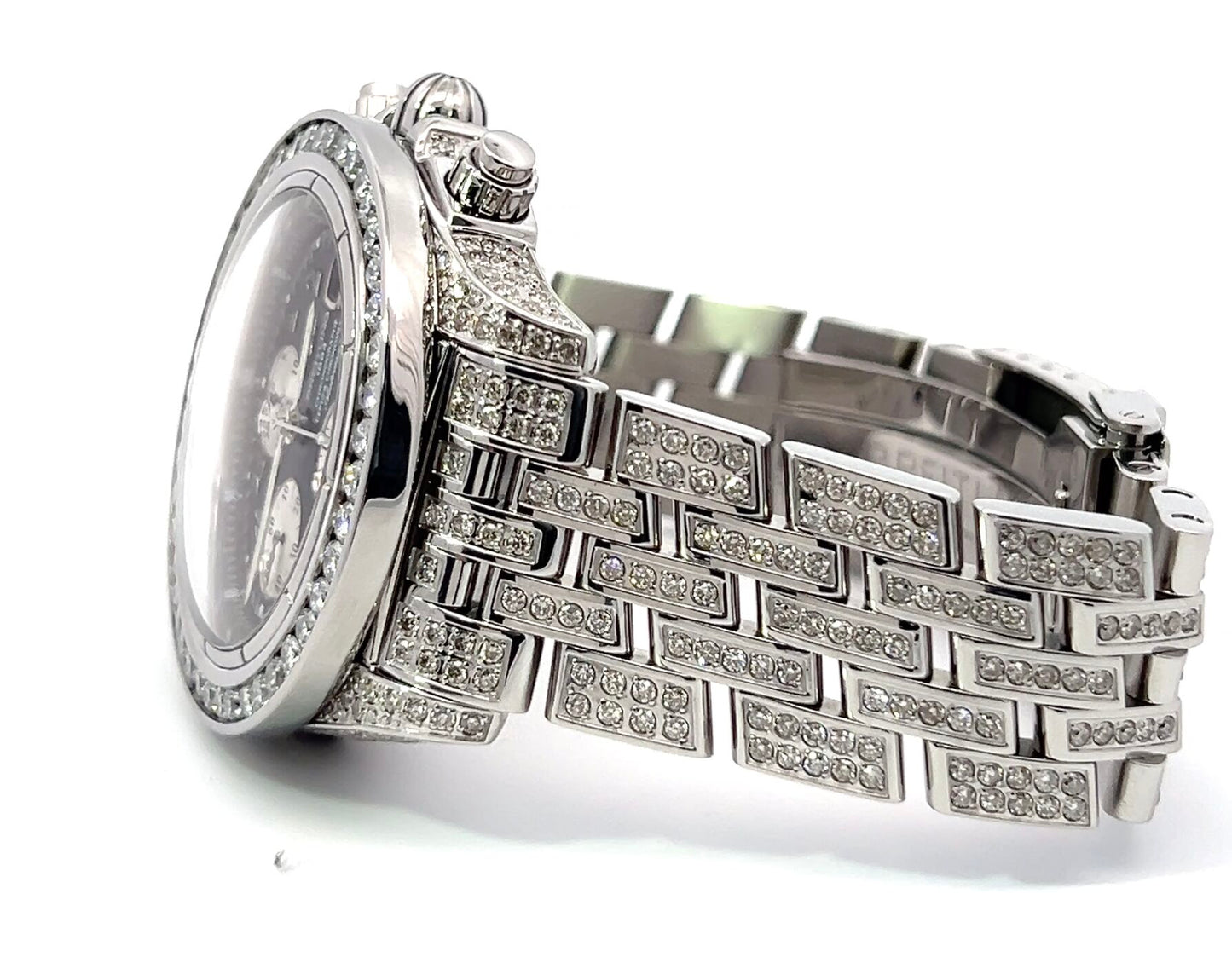 Men's Breitling Evolution Case With Steel Strap Authentic Luxury Timepiece