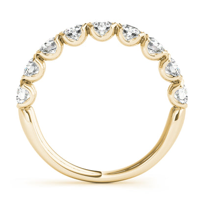 14K Yellow Gold Wedding Bands U Prong With 2.70 TCW Diamond (Lab Grown VS-SI1, E/F/G)