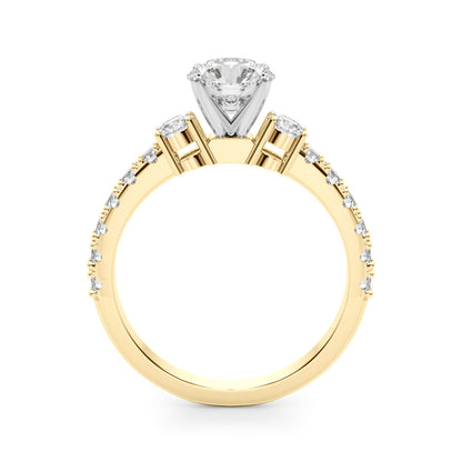 14K Yellow Gold Remount Ring With 0.58 TCW Diamond (Lab Grown VS-SI1, E/F/G)