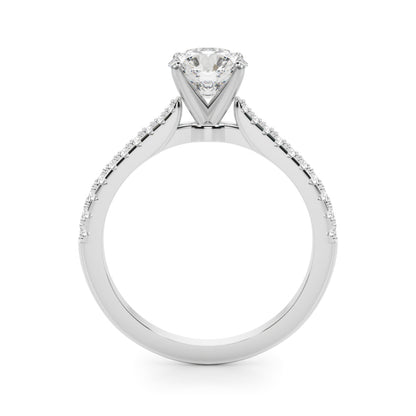 14K White Gold Remount Ring With 0.21 TCW Diamond (Lab Grown VS-SI1, E/F/G)