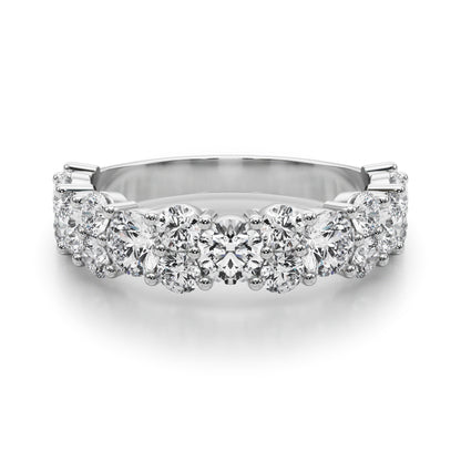 14K White Gold Lab Grown Diamond Band With 2.18 TCW Diamond (Lab Grown VS-SI1, E/F/G)