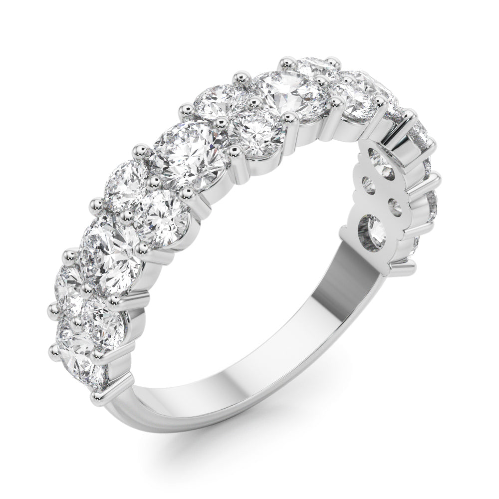 14K White Gold Lab Grown Diamond Band With 2.18 TCW Diamond (Lab Grown VS-SI1, E/F/G)