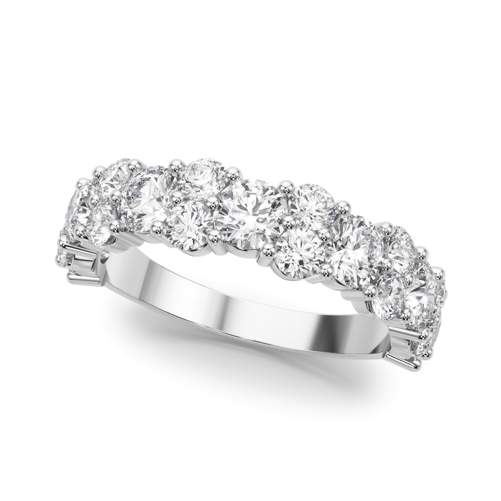 14K White Gold Lab Grown Diamond Band With 2.18 TCW Diamond (Lab Grown VS-SI1, E/F/G)