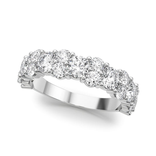 14K White Gold Lab Grown Diamond Band With 2.18 TCW Diamond (Lab Grown VS-SI1, E/F/G)