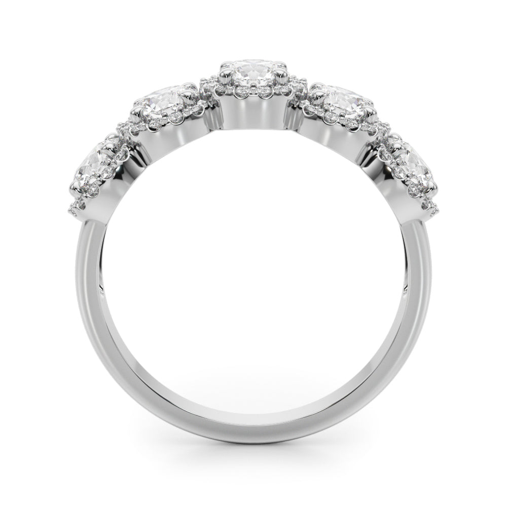 14K White Gold Lab Grown Diamond Band With 1.54 TCW Diamond (Lab Grown VS-SI1, E/F/G)