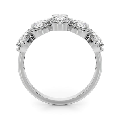 14K White Gold Lab Grown Diamond Band With 1.54 TCW Diamond (Lab Grown VS-SI1, E/F/G)