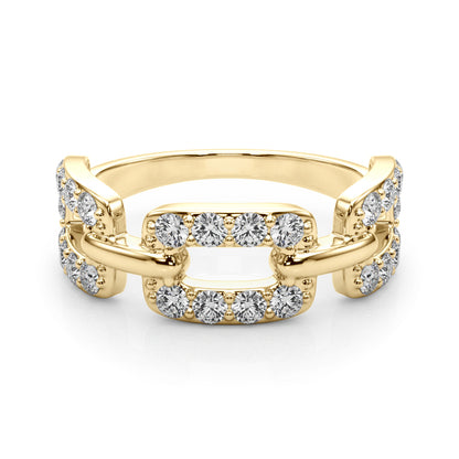14K Yellow Gold Lab Grown Diamond Fashion Ring With 0.78 TCW Diamond (Lab Grown VS-SI1, E/F/G)