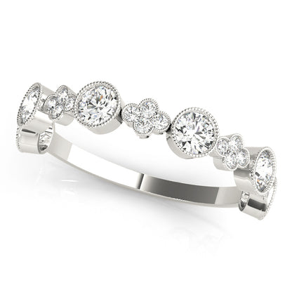 14K Yellow Gold Stackable Ring With 0.30 TCW Diamond (SI2, H-I)