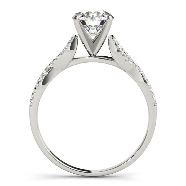 14K White Gold Engagement Rings Multirow With 0.22 TCW Diamond (Lab Grown VS-SI1, E/F/G)