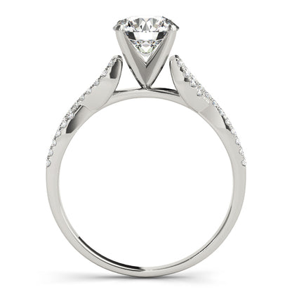 14K White Gold Engagement Rings Multirow With 0.22 TCW Diamond (Lab Grown VS-SI1, E/F/G)