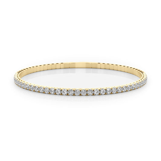 14K Yellow Gold Lab Grown Diamond Bracelet With 1.90 TCW Diamond (Lab Grown VS-SI1, E/F/G)