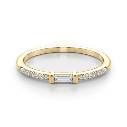 14K Yellow Gold Lab Grown Diamond Fashion Band With 0.19 TCW Diamond (Lab Grown VS-SI1, E/F/G)