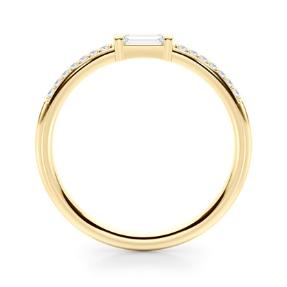 14K Yellow Gold Lab Grown Diamond Fashion Band With 0.19 TCW Diamond (Lab Grown VS-SI1, E/F/G)