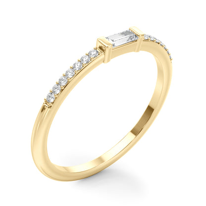 14K Yellow Gold Lab Grown Diamond Fashion Band With 0.19 TCW Diamond (Lab Grown VS-SI1, E/F/G)