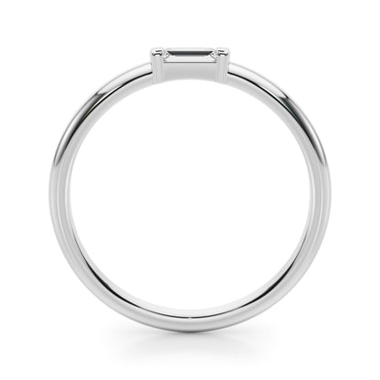 14K White Gold Lab Grown Diamond Fashion Band With 0.12 TCW Diamond (Lab Grown VS-SI1, E/F/G)