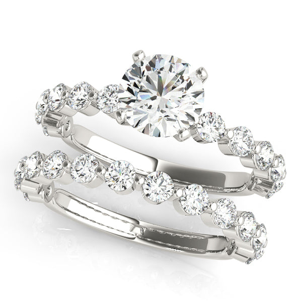 14K White Gold Single Prong Engagement Ring With 0.36 TCW Diamond (Lab Grown VS-SI1, E/F/G)