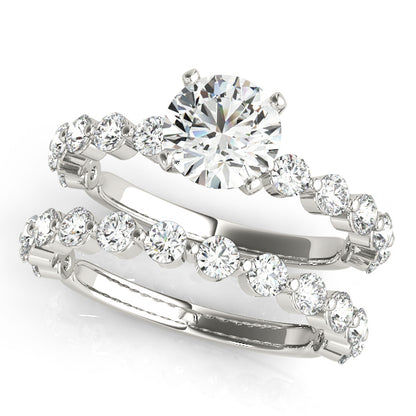 14K White Gold Single Prong Engagement Ring With 0.36 TCW Diamond (Lab Grown VS-SI1, E/F/G)
